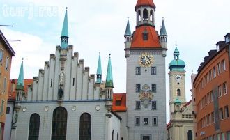 Современный же неоготичесий вид здание п