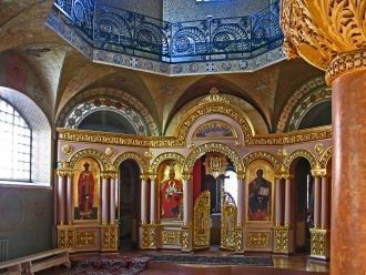 Внутреннее пространство Казанской церкви