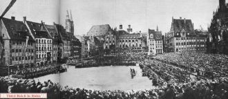 Рыночная площадь Нюрнберга во времена Тр