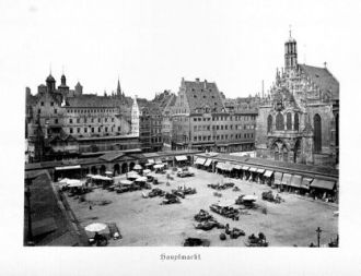 Рыночная площадь Нюрнберга, 1891