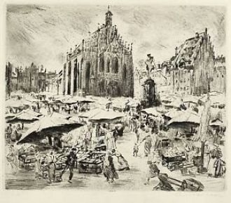 Рыночная площадь Нюрнберга, 1915