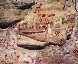 В целом, рисунки в Педра-Пинтада имеют н