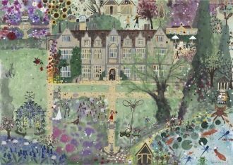 Рождество в Вэйкхерст-Плейс, открытка Лю