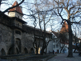 Сад располагается в двух шагах от церкви