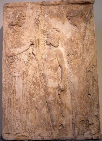 Триптолем получает семена пшеницы от Дем