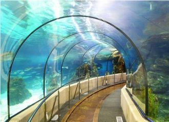 В зоне океанариума находится самый длинн