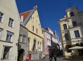 Одноэтажный дом, перекрытый массивной дв