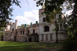 Сегодня графская усадьба находится в пла