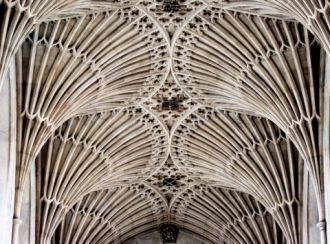 Потолки в Батском аббатстве.