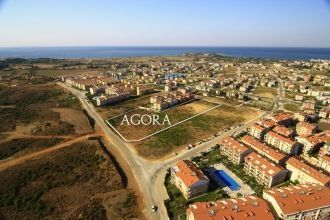 Агора в Сиде с высоты птичьего полета.