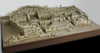 Макет храма Джгантия.