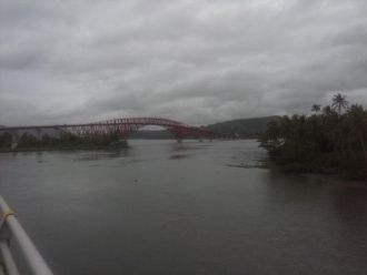 Общая длина моста – 2162 м, что делает е