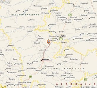 Крепость Аскеран находится примерно в 24