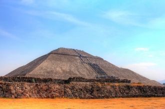 Пирамида Солнца. Мексика.