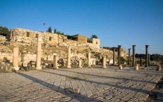 Терраса византийской церкви, Гадара.