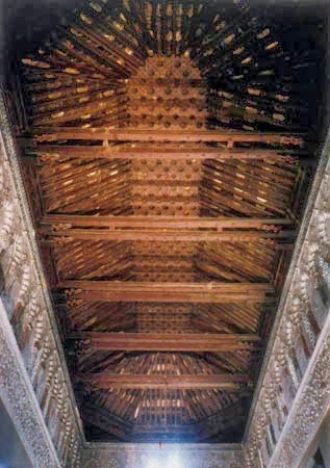 Потолок в Синагоге дель Транзито.