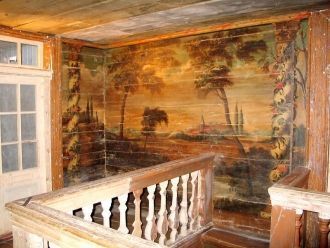 Роспись лестничной площадки.