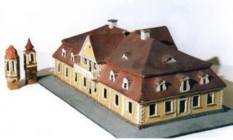 Сохранился макет здания (1728-1730 г. в 