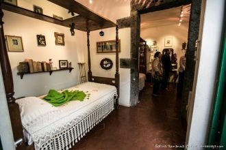 «Дневная» спальня Фриды. Она расположена