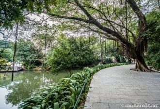 Парк состоит из семи холмов с главным пи