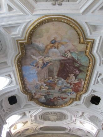Фреска кессонного потолка (XVIII век) Ба