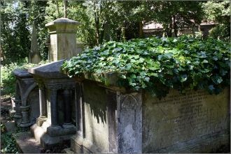 На территории Хайгейтского кладбища было