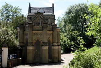 Вход на западную часть кладбища