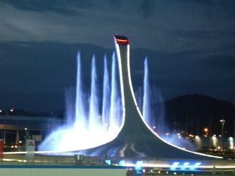 Когда танцуют фонтаны Олимпийского парка