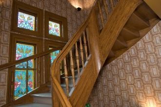 Лестница в дачногом комплексе Кристапа М