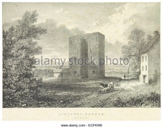 Листоуэльский замок. Исторический рисуно