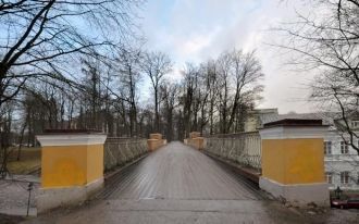 На Ангельском мосту в Тарту.