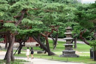 Территория дворца буквально усеяна бесед