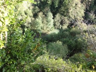 Вид на реку Хоста с крепостной стены