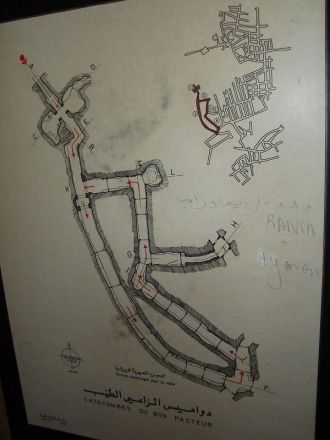 Катакомбы Сусса делятся на три части: Ка