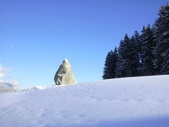 Самый большой валун в парке Мутта