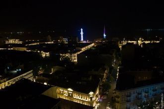 Парашютная вышка, вид сверху