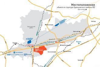 Местоположение парка в структуре Одинцов