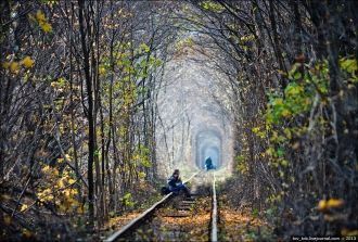 Сама железная дорога тянется на 3 км