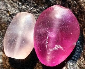 Аметистовый бисер найденный в Бирке.