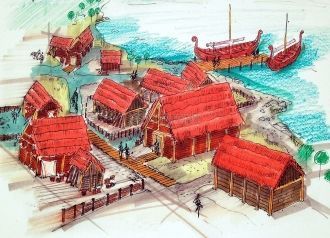 Бирка была конечным пунктом торгового пу