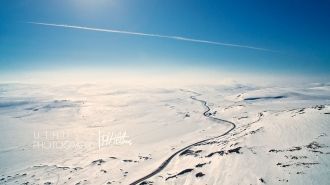 Национальный парк Хардангервидда зимой.