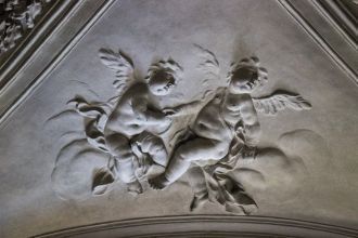 Ангелы на потолке костёла св. Андрея.