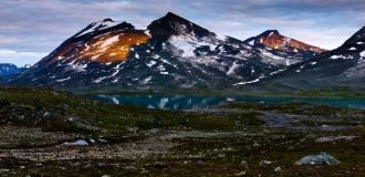 Горы Йотунхеймен в национальном парке об