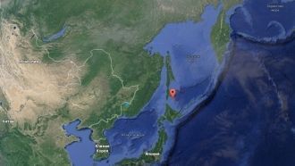 Карта с указанием, где установлен маяк.