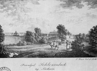 Шлокенбекский замок на старой открытке