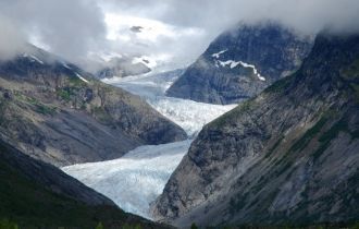 Вид на ледник Йостедалсбреен.