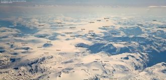 Национальный парк Йостедалсбреен с возду