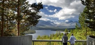 В наиболее живописных местах Национально