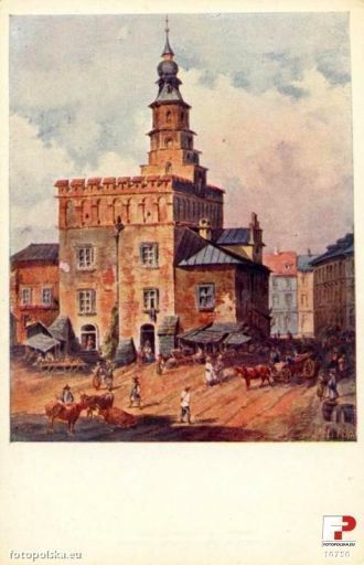 Казимерская ратуша, 1800 год.