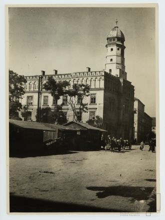 Старое фото Казимерской ратуши.